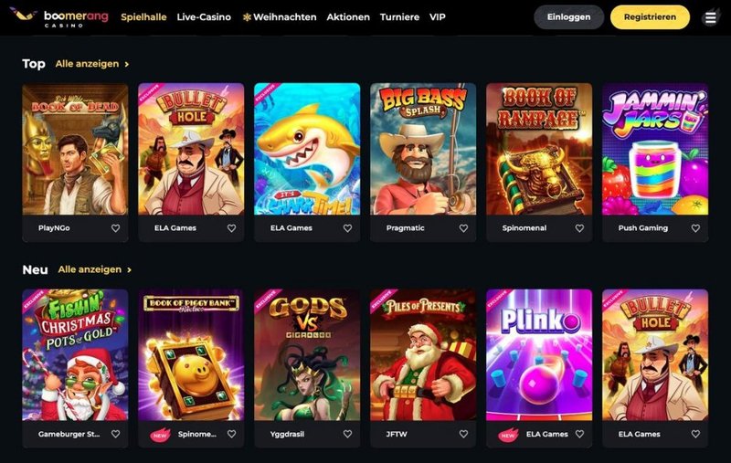 Vodnik za boomerang casino bonus